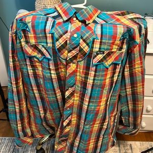 Colorful Western Men’s LRG Button Down!